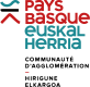 communaurté d'aglomération pays basque